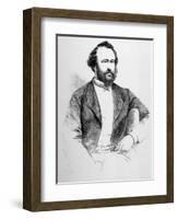 Adolphe Sax French Inventor of Musical Instruments-null-Framed Art Print