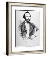 Adolphe Sax French Inventor of Musical Instruments-null-Framed Art Print