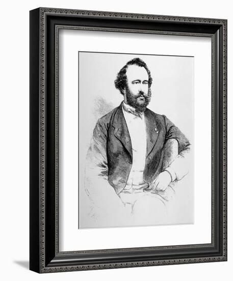 Adolphe Sax French Inventor of Musical Instruments-null-Framed Art Print