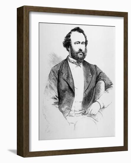 Adolphe Sax French Inventor of Musical Instruments-null-Framed Art Print