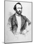 Adolphe Sax French Inventor of Musical Instruments-null-Mounted Art Print