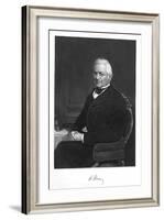 Adolphe Thiers-Alonzo Chappel-Framed Art Print