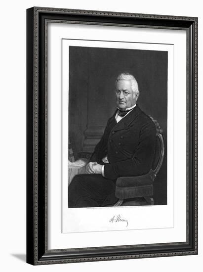 Adolphe Thiers-Alonzo Chappel-Framed Art Print