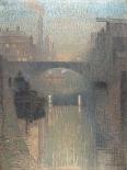 Castlegate, Salford, 1912 (Oil on Canvas)-Adolphe Valette-Giclee Print