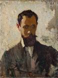 Self Portrait, C.1917 (Oil on Canvas)-Adolphe Valette-Giclee Print