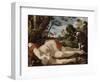 Adonis mort et son chien-Laurent de La Hyre-Framed Giclee Print