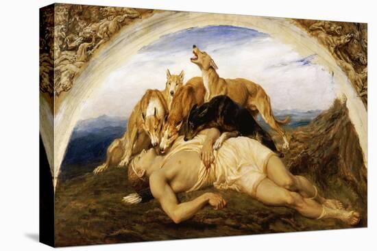 Adonis Wounded-Briton Rivière-Stretched Canvas