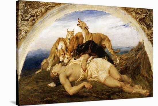 Adonis Wounded-Briton Rivière-Stretched Canvas