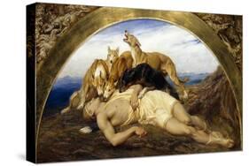 Adonis Wounded-Briton Rivière-Stretched Canvas