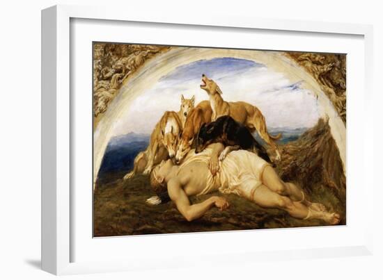 Adonis Wounded-Briton Rivière-Framed Giclee Print