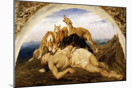 Adonis Wounded-Briton Rivière-Mounted Giclee Print