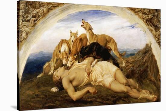 Adonis Wounded-Briton Rivière-Stretched Canvas