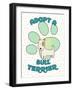 Adopt A Bull Terrier-Tina Lavoie-Framed Giclee Print