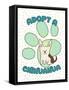 Adopt A Chihuahua-Tina Lavoie-Framed Stretched Canvas