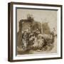 Adoration des bergers-Rembrandt van Rijn-Framed Giclee Print