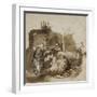 Adoration des bergers-Rembrandt van Rijn-Framed Giclee Print