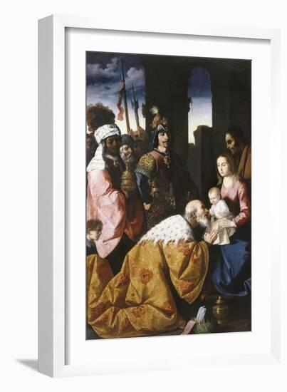 Adoration des mages-Francisco de Zurbarán-Framed Giclee Print