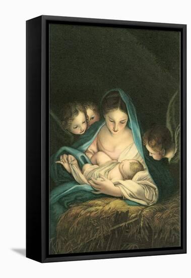 Adoration of Angels-null-Framed Stretched Canvas