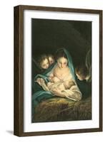 Adoration of Angels-null-Framed Art Print