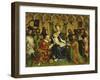 Adoration of Magi, Central Panel of Adoration of Magi Triptych, Circa 1445-Stefan Lochner-Framed Giclee Print