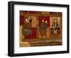 Adoration of Magi, Detail from Scenes from Old and New Testament, Church of Saint Andreu De Sagas-null-Framed Giclee Print