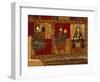 Adoration of Magi, Detail from Scenes from Old and New Testament, Church of Saint Andreu De Sagas-null-Framed Giclee Print