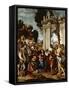 Adoration of Magi-Cesare da Sesto-Framed Stretched Canvas