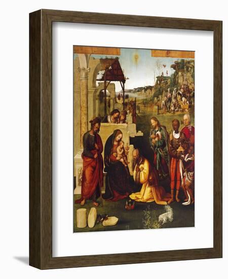 Adoration of Magi-Amico Aspertini-Framed Giclee Print