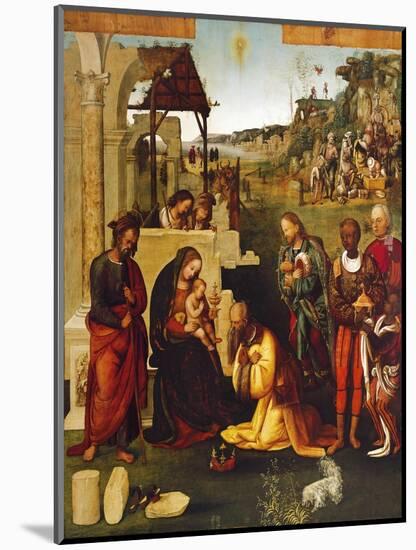 Adoration of Magi-Amico Aspertini-Mounted Giclee Print