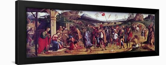 Adoration of Magi-Lorenzo Costa-Framed Giclee Print