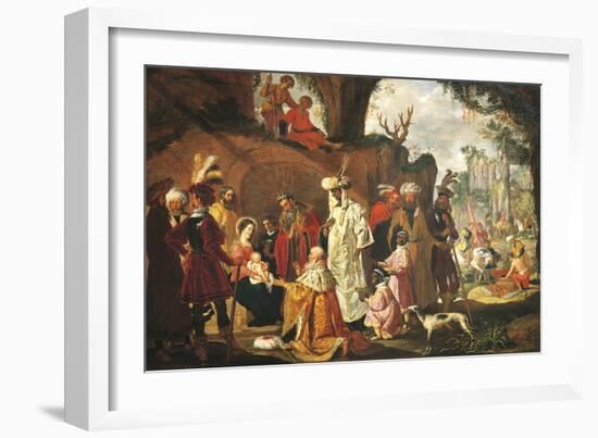 Adoration of Magi-Pieter Lastman-Framed Giclee Print