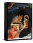 Adoration of Magi-Taddeo di Bartolo-Framed Stretched Canvas