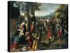 Adoration of Magi-Antonio Allegri Da Correggio-Stretched Canvas