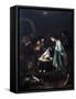 Adoration of Shepherds-Federico Bencovich-Framed Stretched Canvas