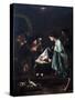 Adoration of Shepherds-Federico Bencovich-Stretched Canvas