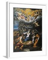 Adoration of Shepherds-Annibale Carracci-Framed Giclee Print