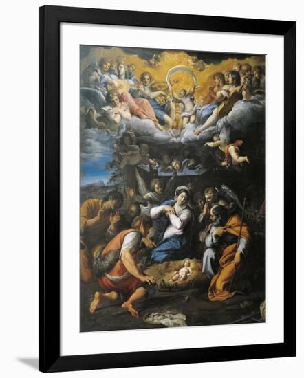 Adoration of Shepherds-Annibale Carracci-Framed Giclee Print