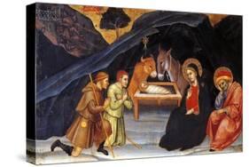 Adoration of Shepherds-Taddeo di Bartolo-Stretched Canvas