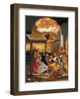 Adoration of Shepherds-El Greco-Framed Giclee Print