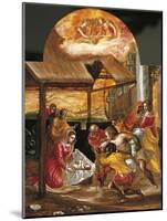 Adoration of Shepherds-El Greco-Mounted Giclee Print