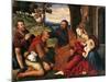 Adoration of Shepherds-Bernardino Licinio-Mounted Giclee Print