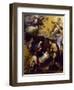 Adoration of Shepherds-Massimo Stanzione-Framed Giclee Print