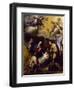 Adoration of Shepherds-Massimo Stanzione-Framed Giclee Print