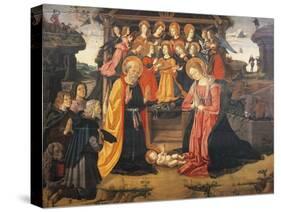 Adoration of Shepherds-Fiorenzo Di Lorenzo-Stretched Canvas