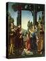 Adoration of the Child (Adorazione Del Bambino)-Lorenzo di Credi-Stretched Canvas