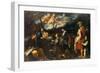 Adoration of the Child with Saint Luke, C.1700-Carlo Donelli-Framed Giclee Print