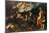 Adoration of the Child with Saint Luke, C.1700-Carlo Donelli-Mounted Giclee Print