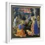 Adoration of the Child with Ss. Hilary, Jerome, Mary Magdalene and Angels-Fra Filippo Lippi-Framed Giclee Print