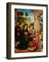 Adoration of the Child with St. Benedict and Angels, C.1478 (Tempera on Canvas)-Vincenzo Foppa-Framed Giclee Print