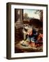 Adoration Of The Child-Antonio Allegri Da Correggio-Framed Giclee Print